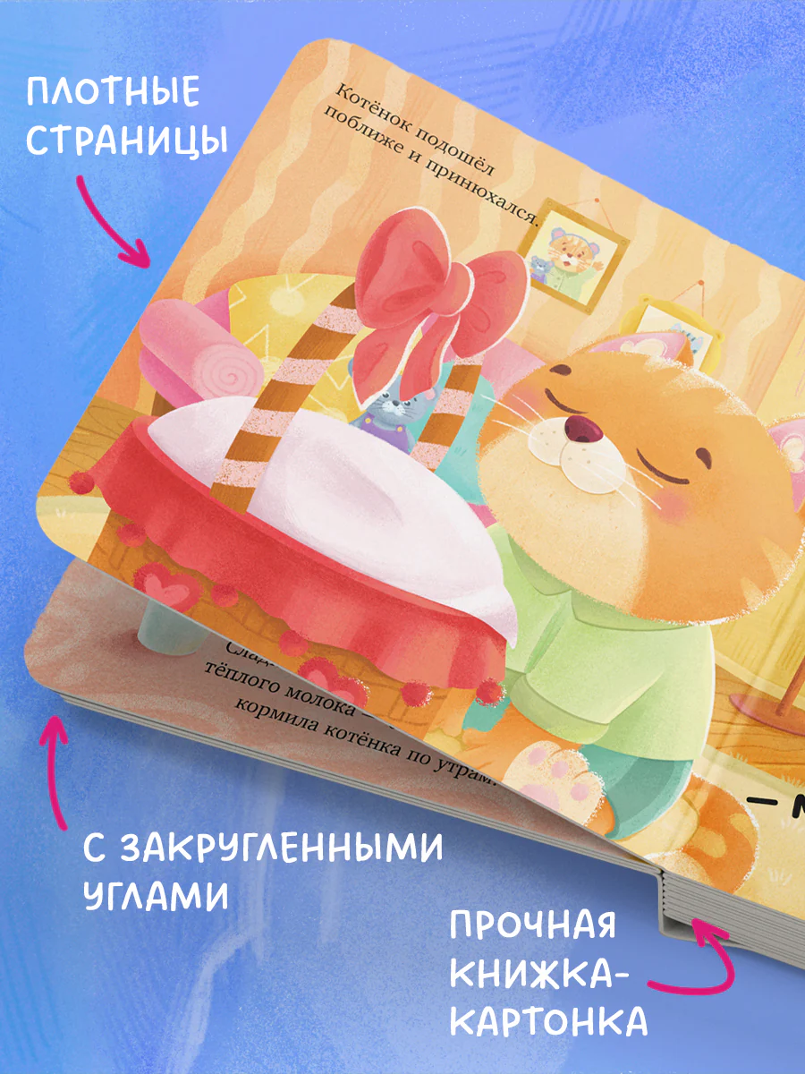 Семейные сказки. Книжки-картонки. Подарок для котенка - Image 4