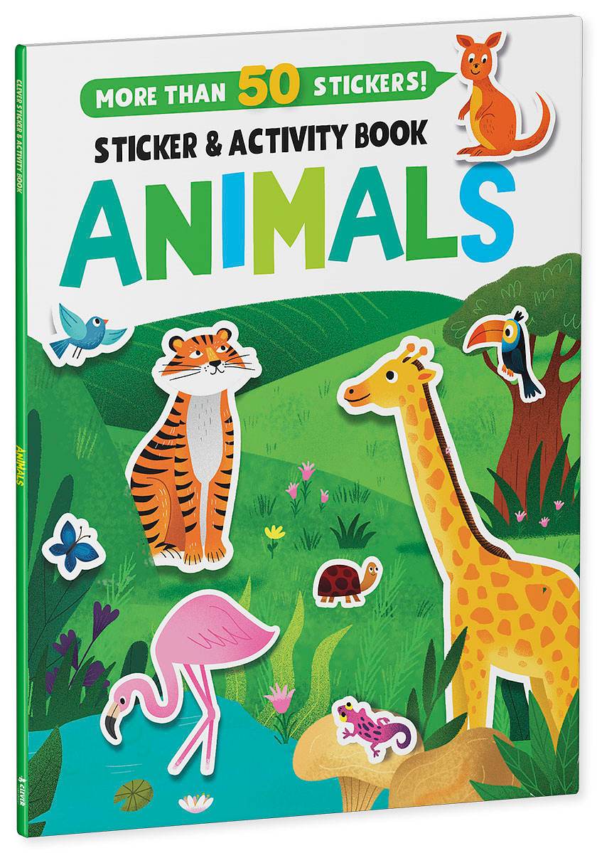 Animals Stickers and Activity Book - Image 2