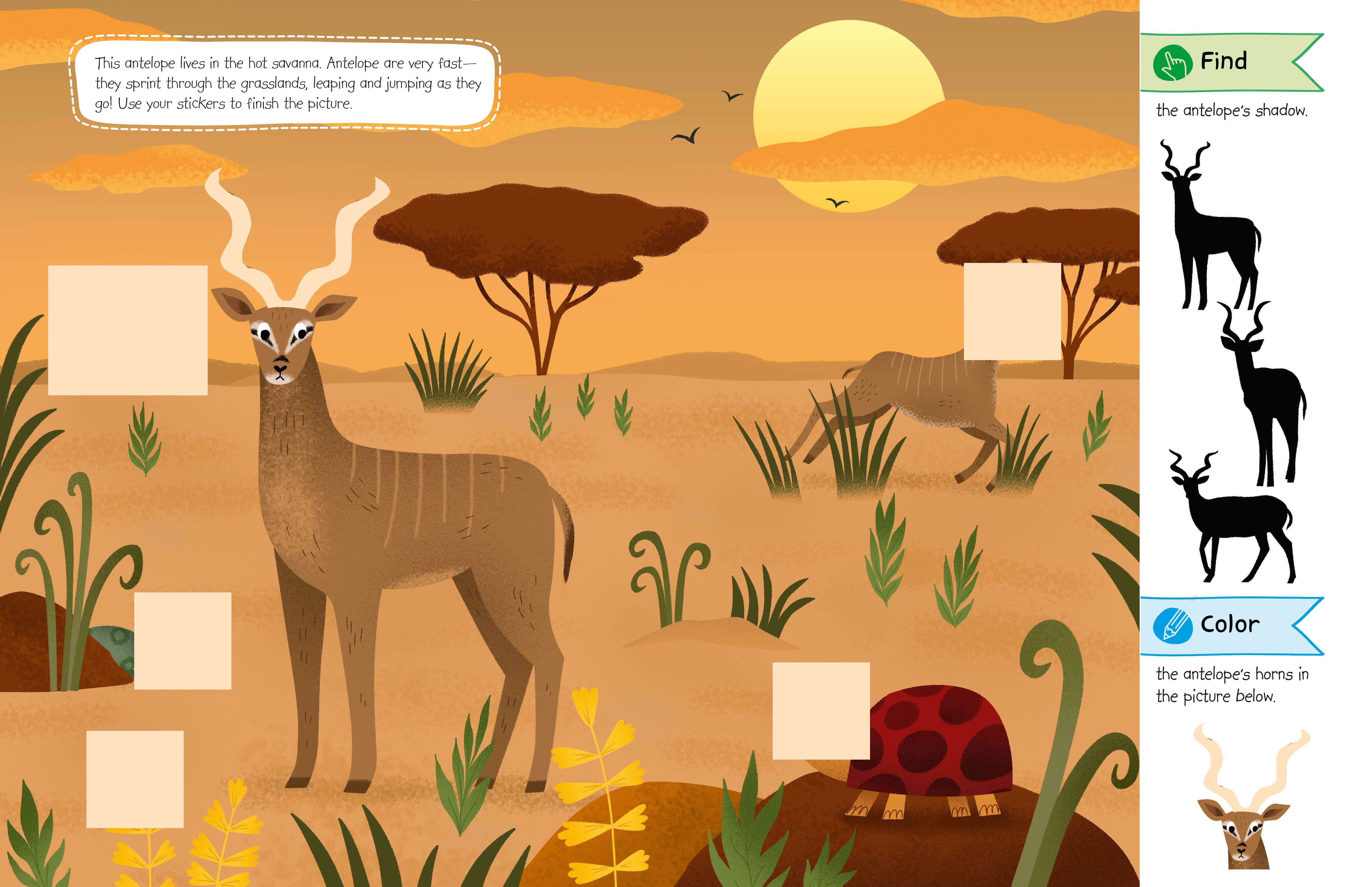 Animals Stickers and Activity Book - Image 3