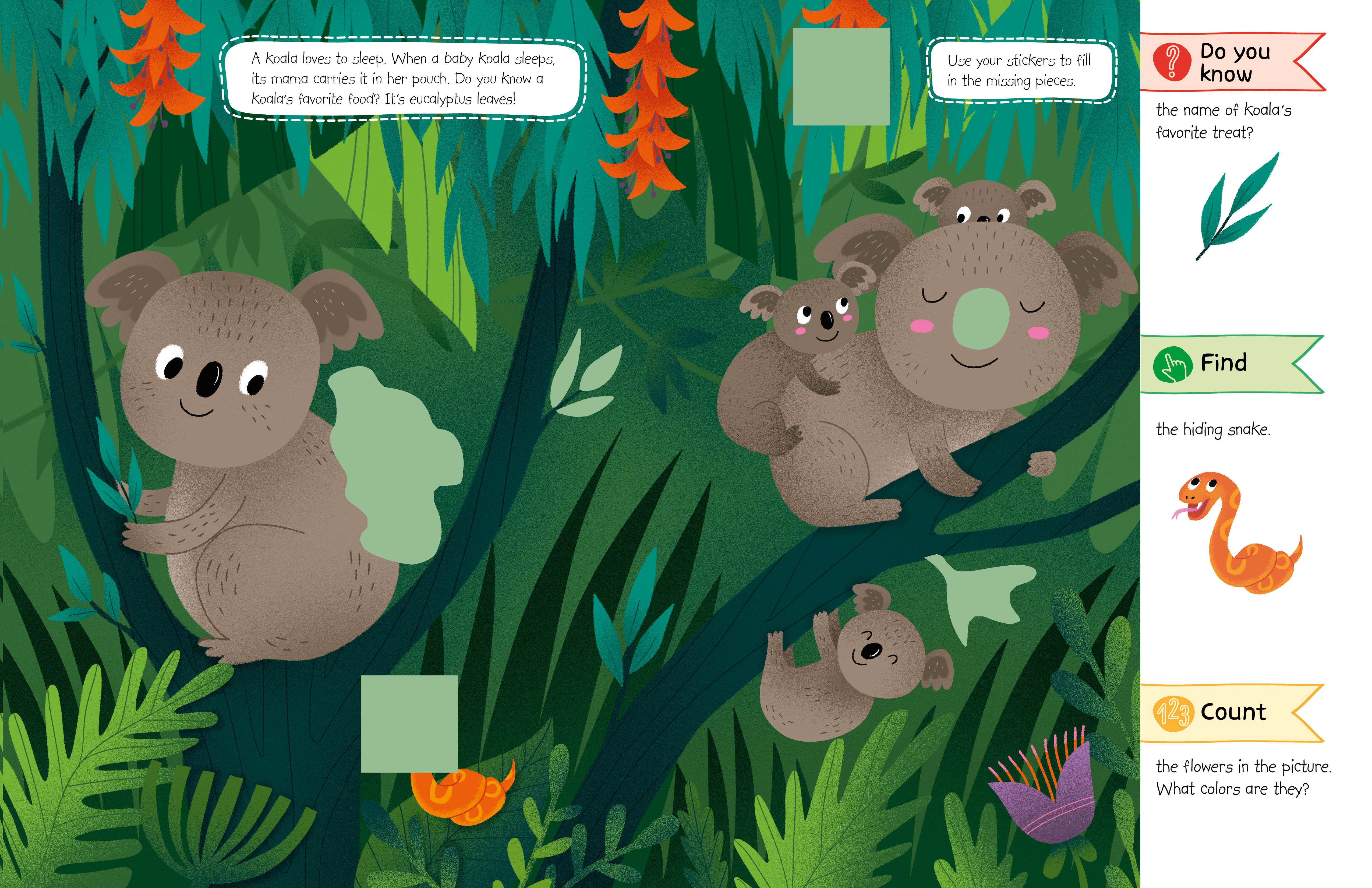 Animals Stickers and Activity Book - Image 7