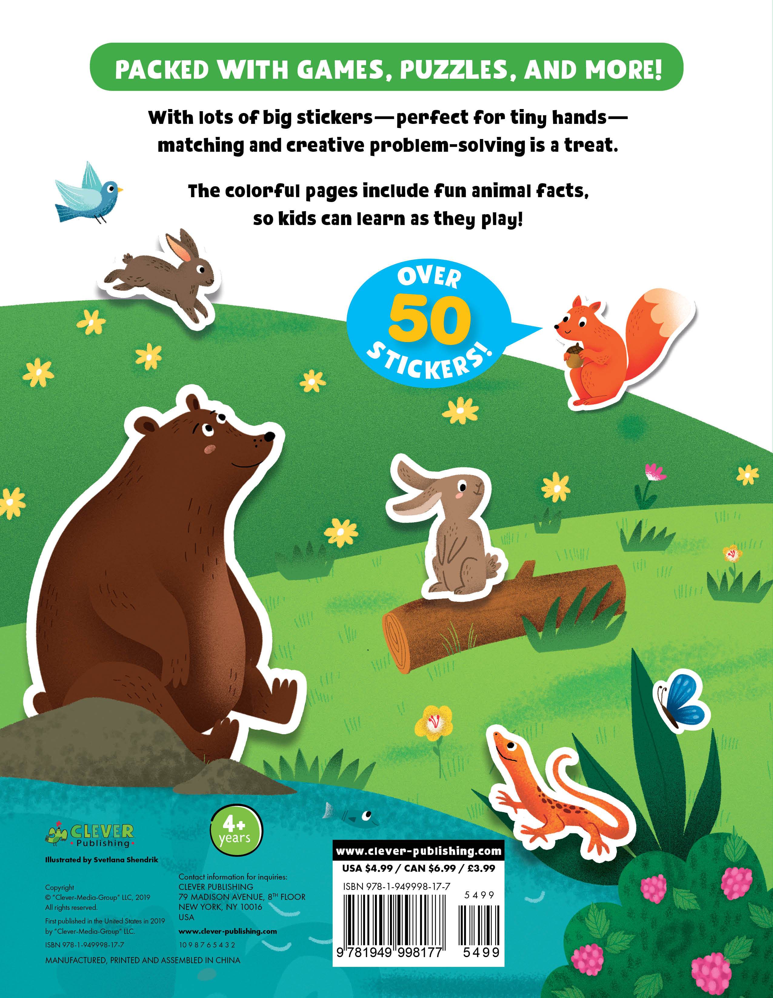 Animals Stickers and Activity Book - Image 9