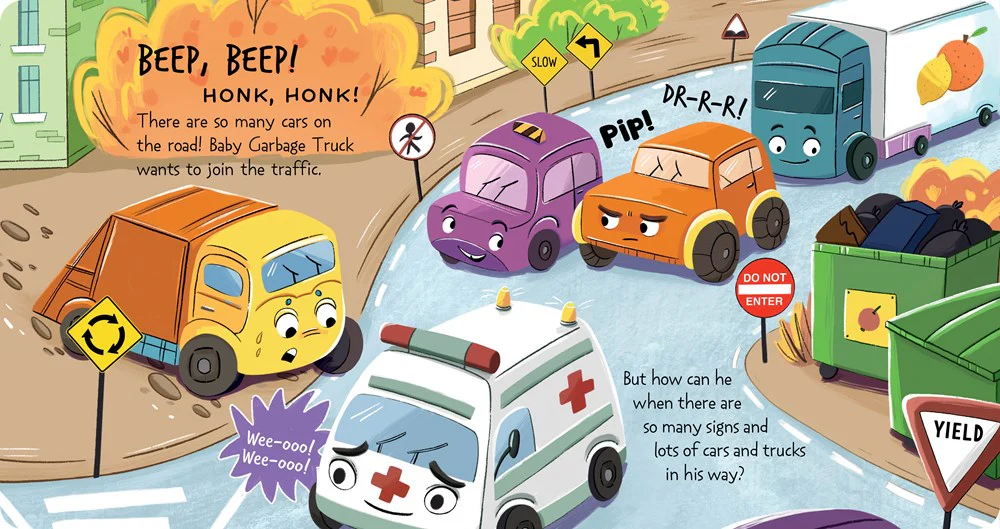 Baby Garbage Truck goes to school - Image 2
