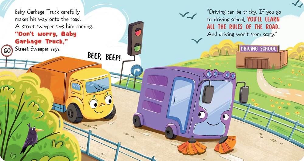 Baby Garbage Truck goes to school - Image 3