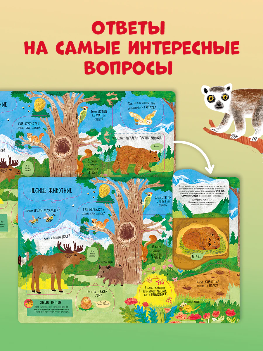 Большая книга с окошками. Животные - Image 3