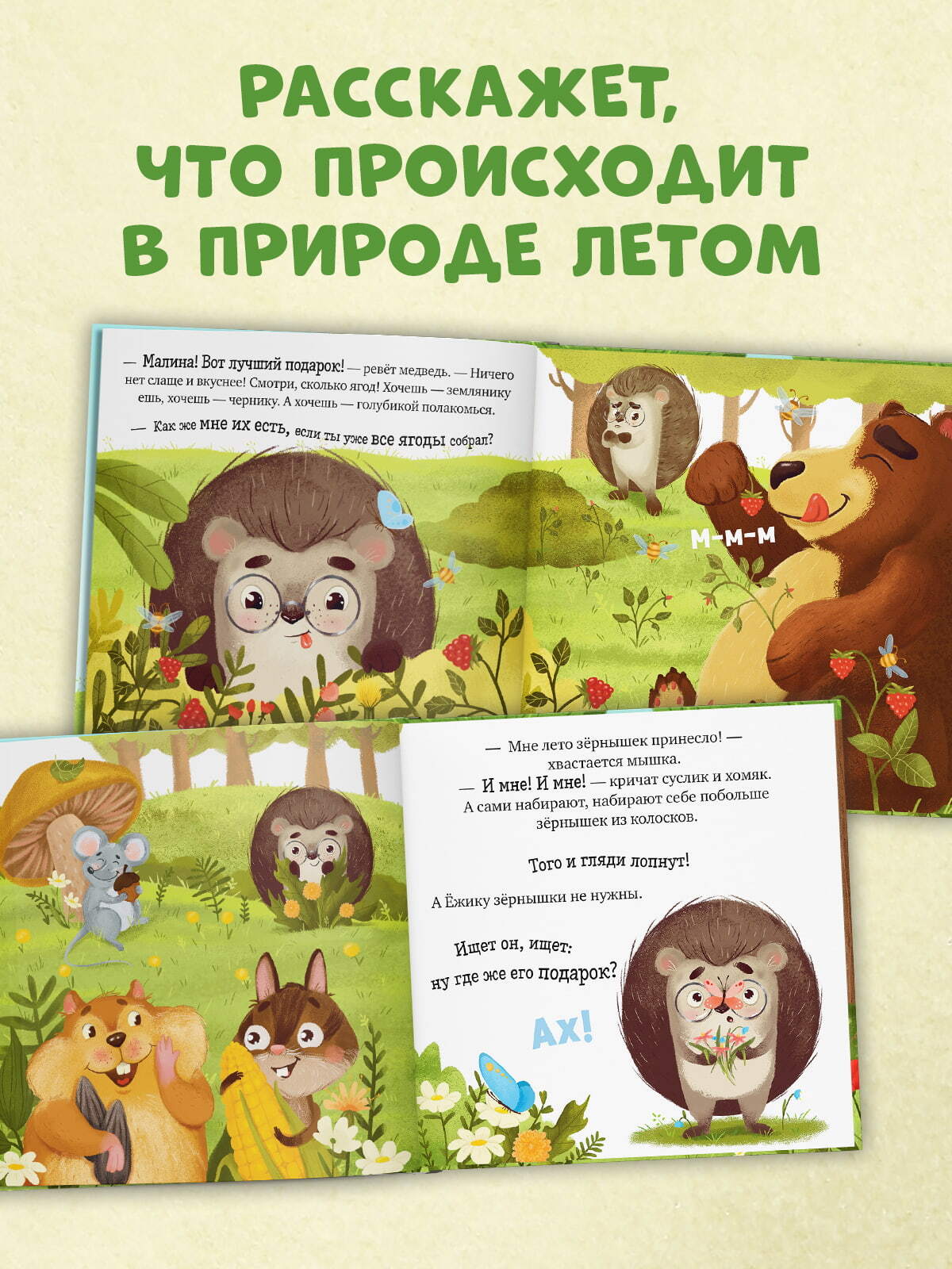 Книжки-картинки (мягкая обложка). Ёжик и солнечное лето - Image 2