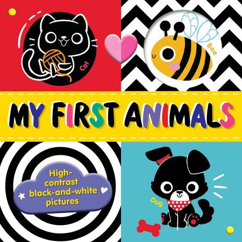 ספר שחור לבן לתינוק - My First Animals