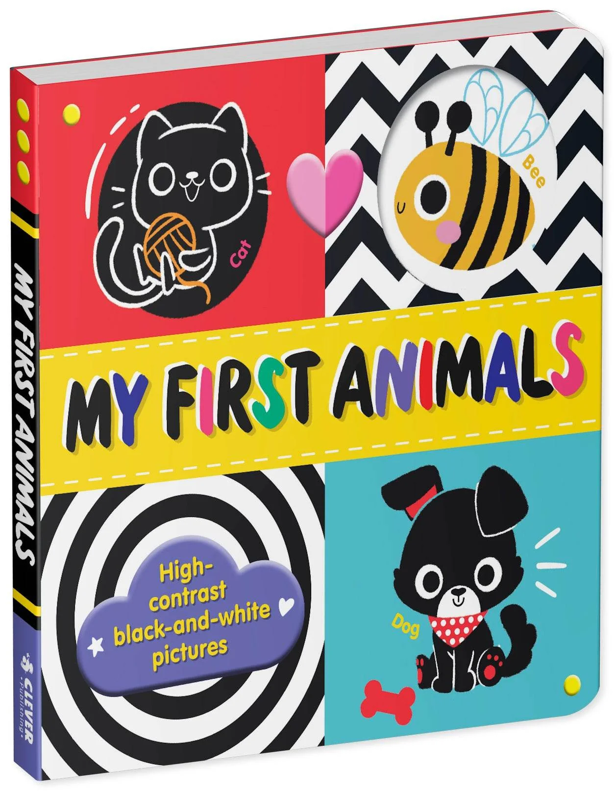 ספר שחור לבן לתינוק - My First Animals - Image 2