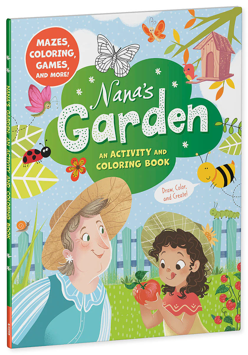 Nana's Garden: An Activity and Coloring Book - Image 2