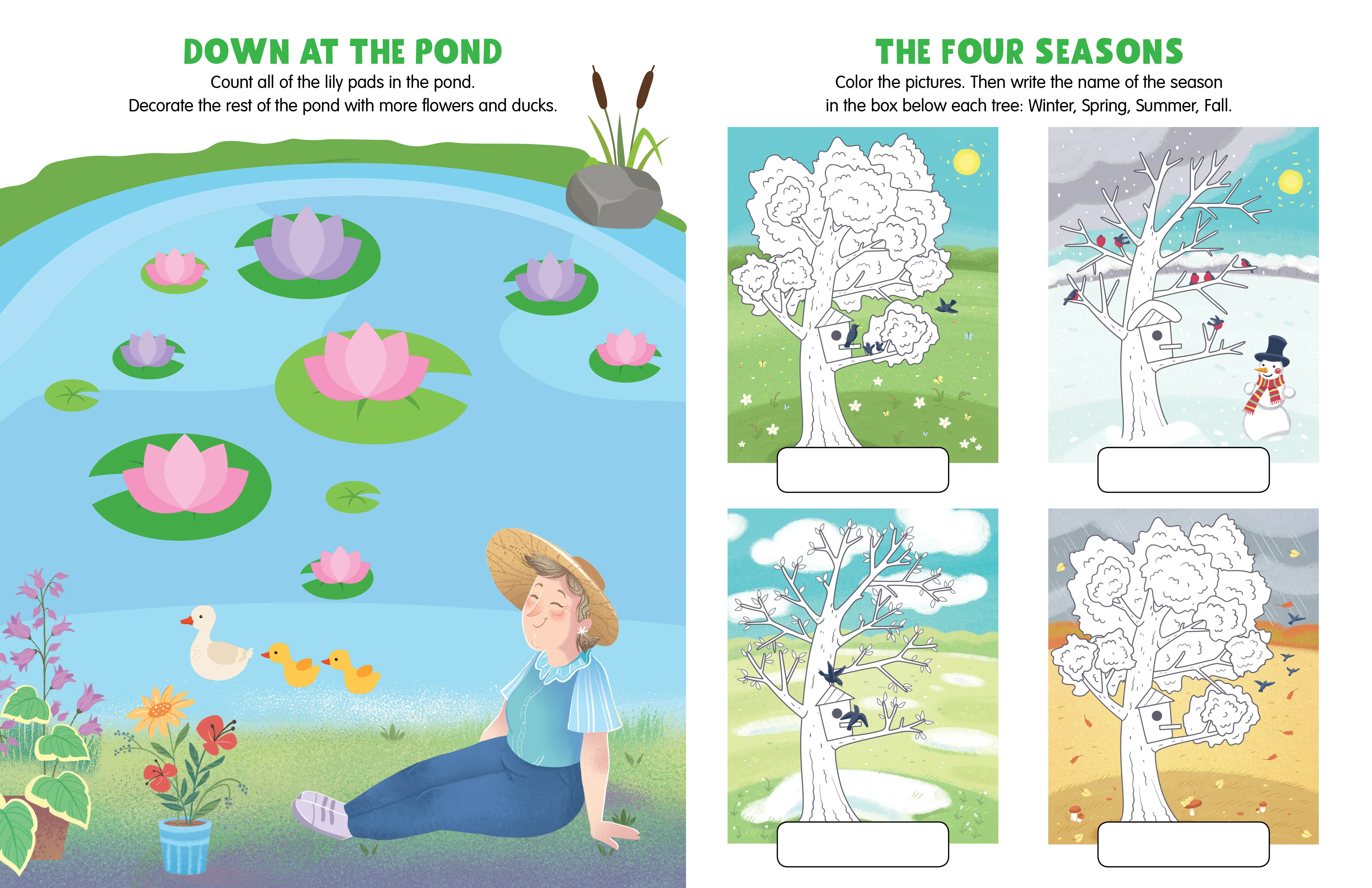 Nana's Garden: An Activity and Coloring Book - Image 3