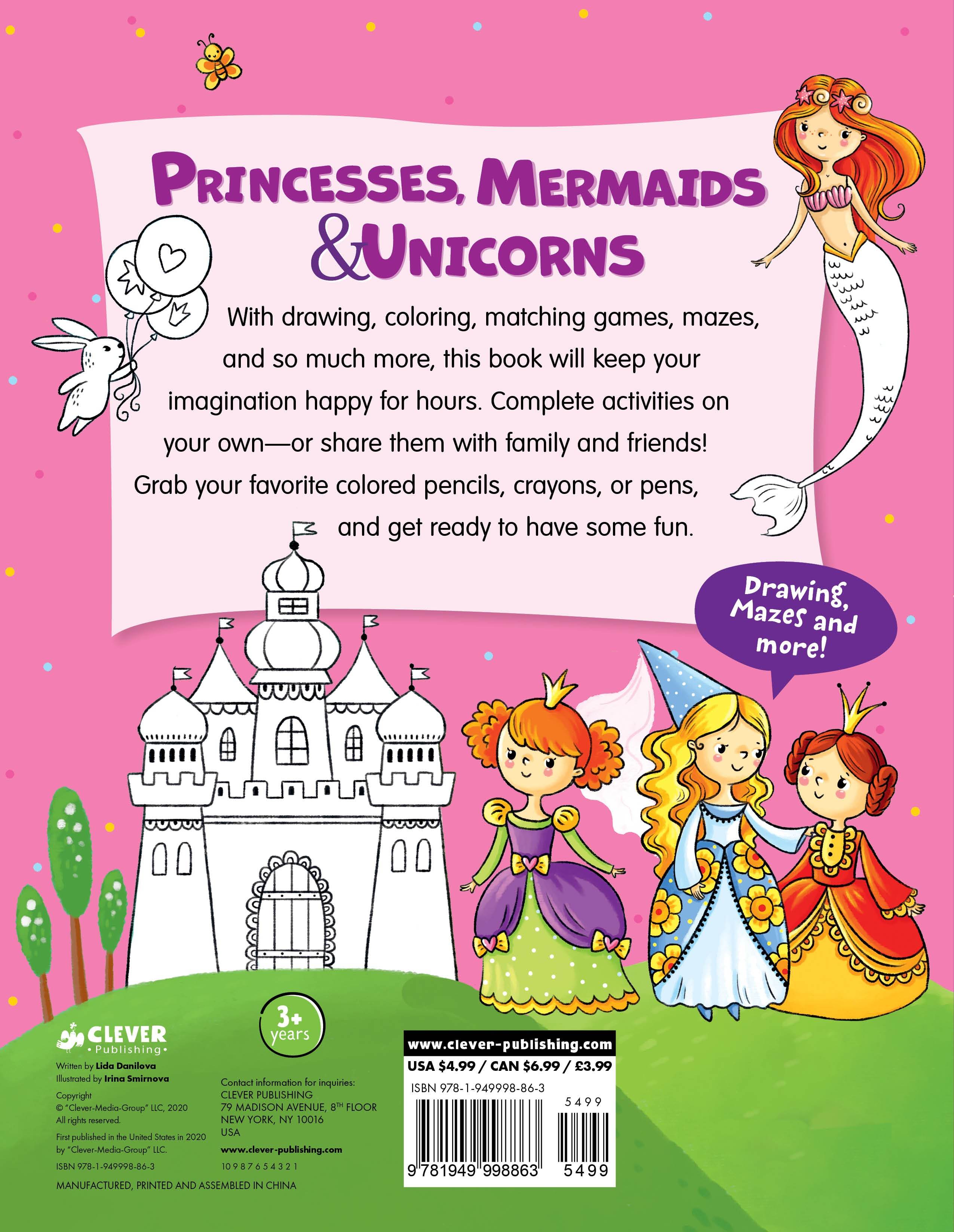 Princesses, Mermaids & Unicorns Activity Book - Image 6