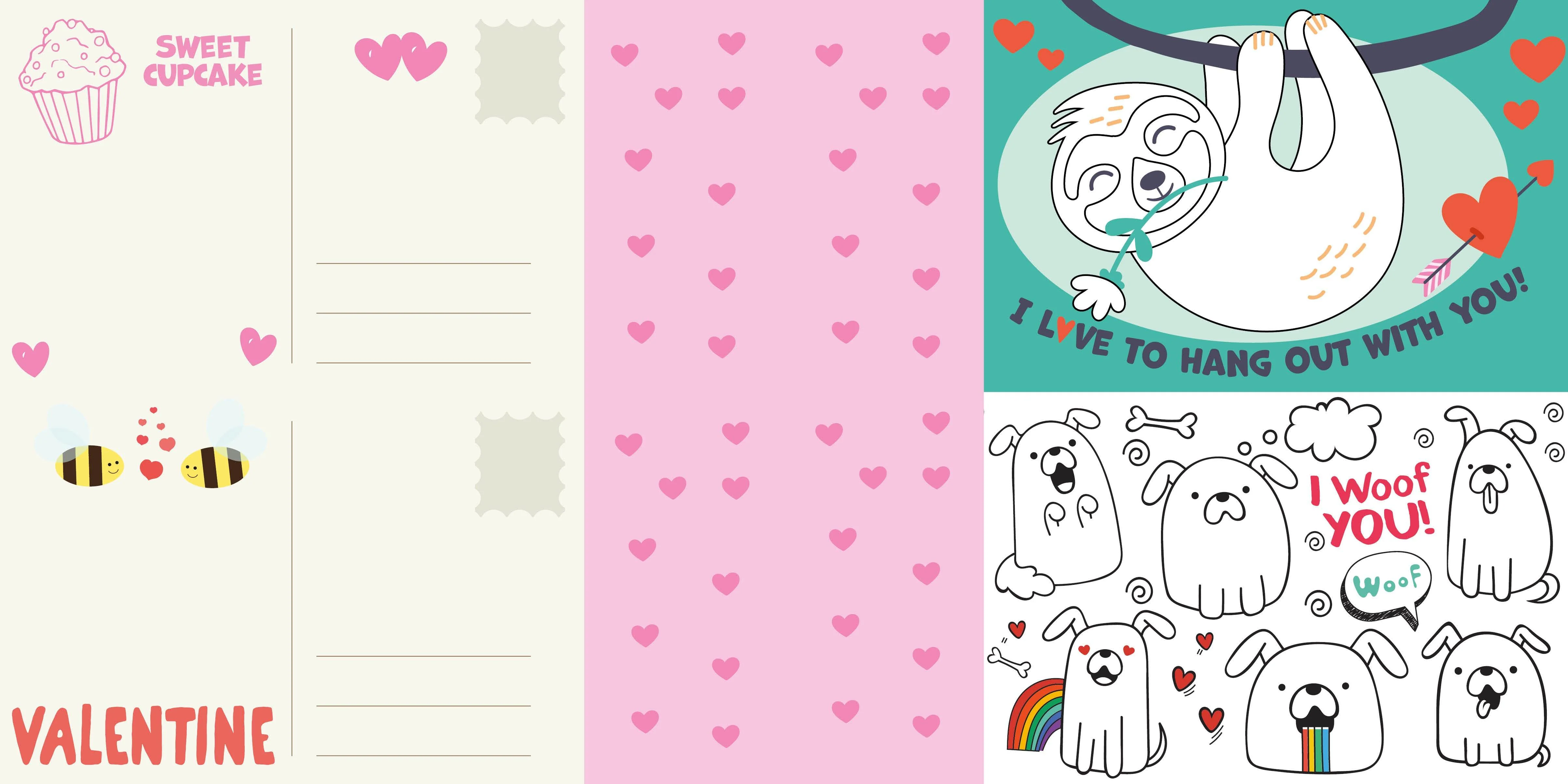 Valentine Cards to Color - Image 6